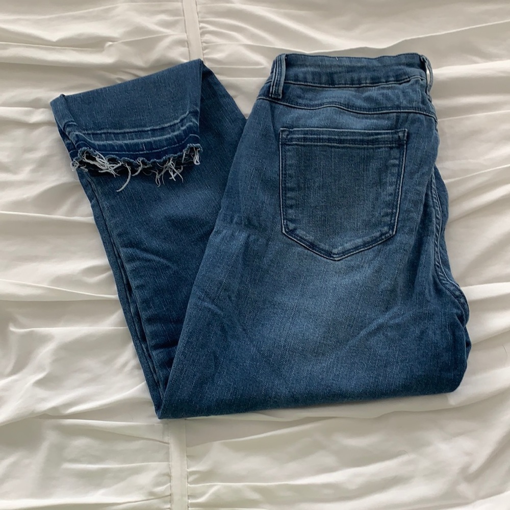 Kenneth Cole distressed jeans